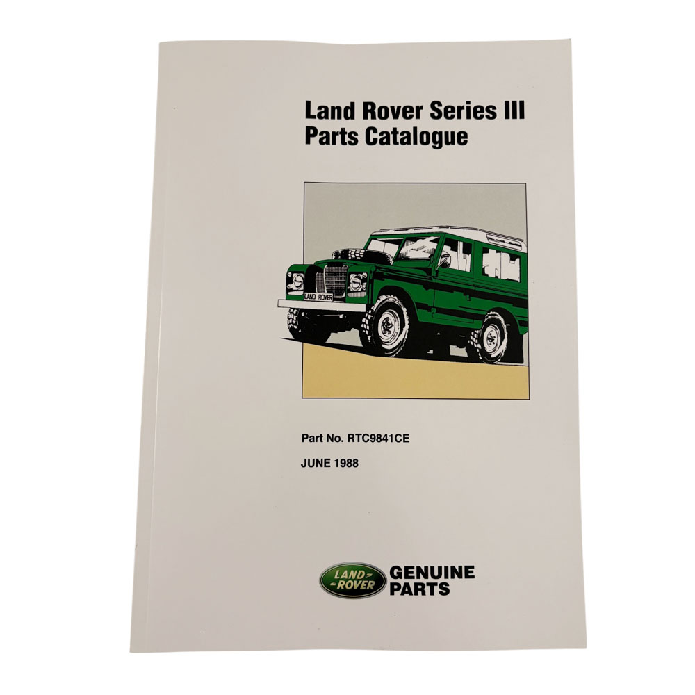 Series Land Rover Parts Reference Books