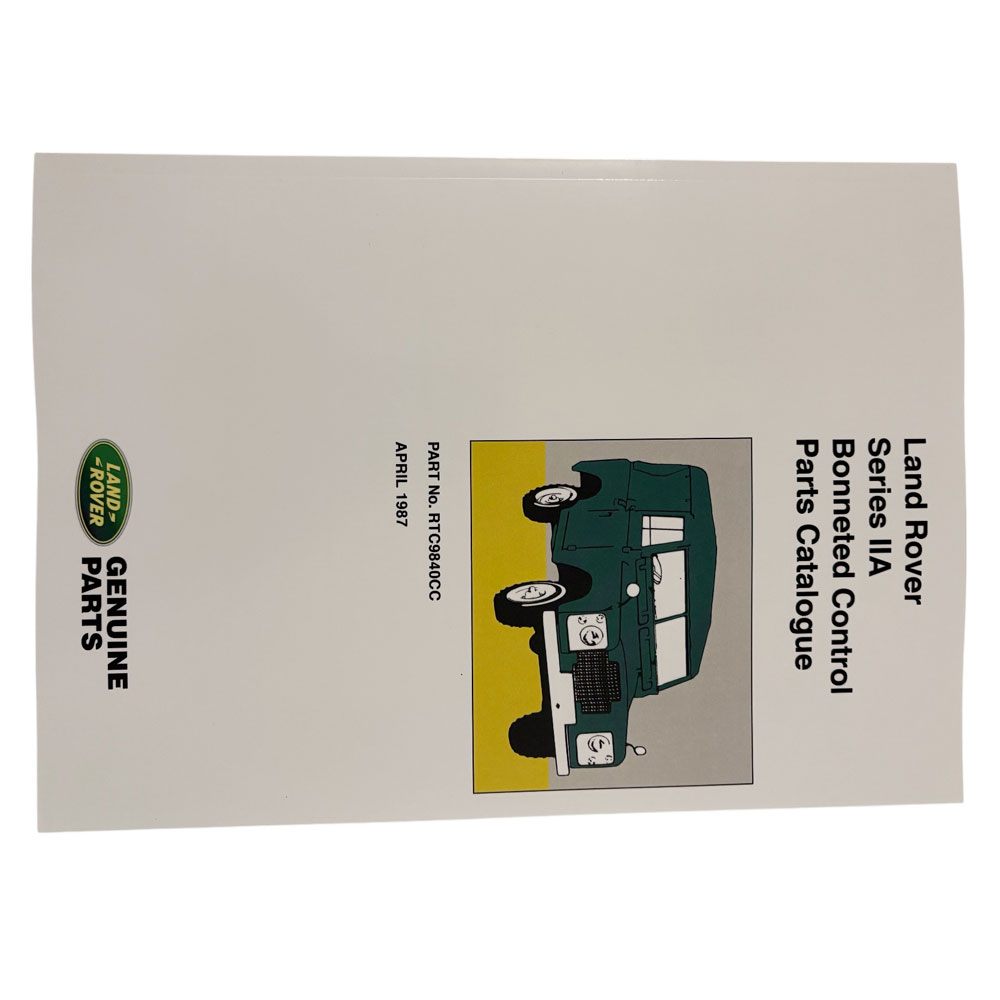 Series Land Rover Parts Reference Books